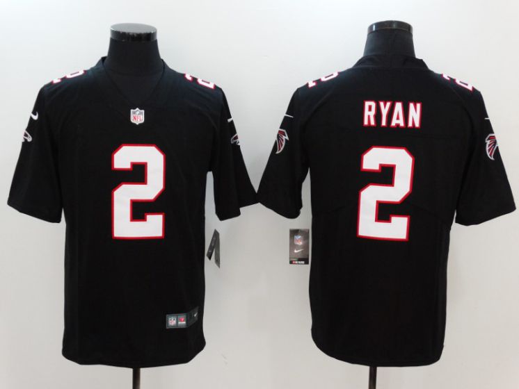 Men Atlanta Falcons 2 Ryan Black Nike Vapor Untouchable Limited NFL Jerseys